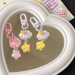 Portachiavi Creativo Mogo con <span class=keywords><strong>Stelle</strong></span> e Nuvole in Plastica, Impermeabile, Ciondolo per Borsa o Telefono, Regalo per Bambini, Vendita all'Ingrosso - Product Image 1