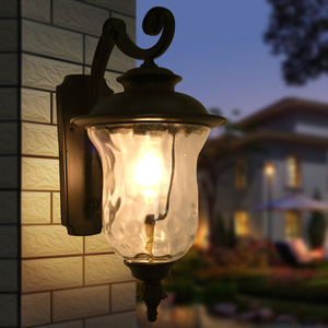 Lumière LED murale extérieure pour jardin, 3500K blanc chaud, alliage d'aluminium, étanche, diffuseur en verre trempé, 110-240V, 10 ans de garantie - Product Image 3