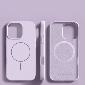 <span class=keywords><strong>Cover</strong></span> in Silicone Magnetica Antiurto per <span class=keywords><strong>iPhone</strong></span> 16 Pro e 17 Air, Custodia Sottile Monocolore con Magnete - Product Image 6