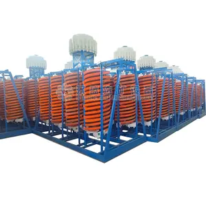 Cobre China Minério ouro Espiral Gravity Chute Concentrator Machine Preço planta produção processamento mineral