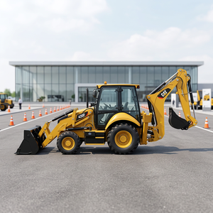 Chargeuse-pelleteuse d'<span class=keywords><strong>occasion</strong></span> 4x4 CAT 420F de marque américaine, 9 tonnes, qualité supérieure, prix abordable - Product Image 1