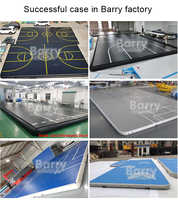 Tapis de gymnastique gonflable d'extérieur d'occasion, tapis de gymnastique gonflable, tapis de gymnastique gonflable pour la vente