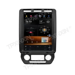 Rádio do carro SINCRONIZAÇÃO/Android Tesla Estilo Tela Para Ford F150 2015-2021 Multimídia Estéreo Carro DVD Player Navegação GPS Rádio