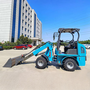 Дизельный фронтальный мини-погрузчик Euro 5 для фермерских хозяйств, грузоподъемность 1000 кг, с телескопической стрелой, лидер продаж - Product Image 2