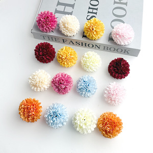 Fleur artificielle de chrysanthème superposée, diamètre 4 cm, pour décoration de mariage, accessoire pour cheveux, coiffe DIY, ornement de boîte cadeau - Product Image 3