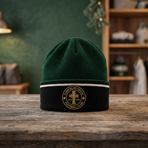 Gorro Unisex Negro Ajustable de Acrílico con Pompón, Gorro de Invierno Tejido, Uso Casual, Talla Adulto 56-58CM - Product Image 3