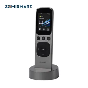 Zemismart Tuya Smart Wifi Zigbee Ble Centrale Bediening Met Hd Touchscreen Draadloos Opladen Basis Infrarood Afstandsbediening