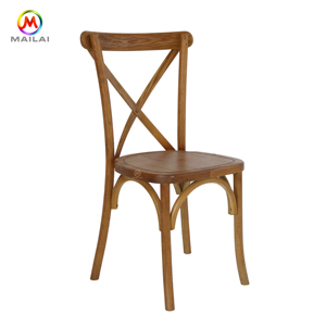 Empilable de luxe Naturel Banquet D'événement De Mariage En Bois Chaise de Trône - Product Image 1