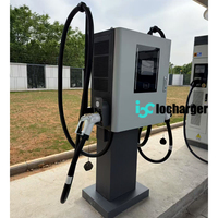 Chargeur rapide pour véhicules électriques DC 30kW à 60kW, fabricant de bornes de recharge murales, solution OEM CCS2