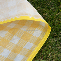 Tapis de pique-nique pliable portable imperméable épaissi pour l'extérieur, tapis de camping, couverture de plage personnalisée, vente chaude