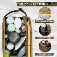 Pochette Tactique Molle EDC Imperméable OEM en Gros pour Salle de Bain, Trousse de Toilette et de Rasage Personnalisée
