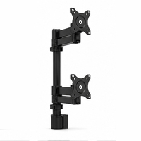 Support d'écran de bureau robuste en aluminium de qualité supérieure, nouveau design, bras simple avec ressort à gaz réglable