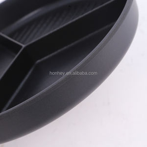 캐스트 알루미늄 원형 베이킹 팬 nonstick 코팅 3 그릴 트레이 철판 - Product Image 5