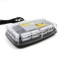 Barre lumineuse LED miniature 48 LED, gyrophare LED de toit, lumière de sécurité d'urgence haute visibilité pour camion et véhicule 12V-24V
