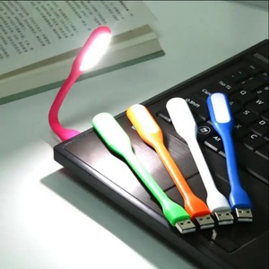 Lámpara USB Ajustable y Colorida para Portátiles, Luz LED Flexible Blanca y Roja con Clip, Mini Luces LED con Clip para Laptop - Product Image 2