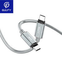 GULFY kabel pengisian daya cepat, kabel Data USB pengisi daya Cepat Tipe C ke Tipe C PD 60W 30W untuk MacBook IPad iphone