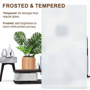 Porte Interne Moderne in Legno Massello con Inserti in Vetro Satinato per Appartamenti, Apertura a Battente/Scorrevole - Product Image 4