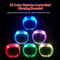 Gelang Pijar Bulat dengan Kontrol Jarak Jauh Model B28 untuk Konser & Acara Tahunan - Gelang Berkedip dengan Kontrol Suara Grosir