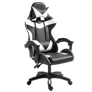 Home Office Komfortable Computer-Liege stühle mit hoher Rückenlehne Ergonomische PC-Gaming-Stühle mit Fuß stütze