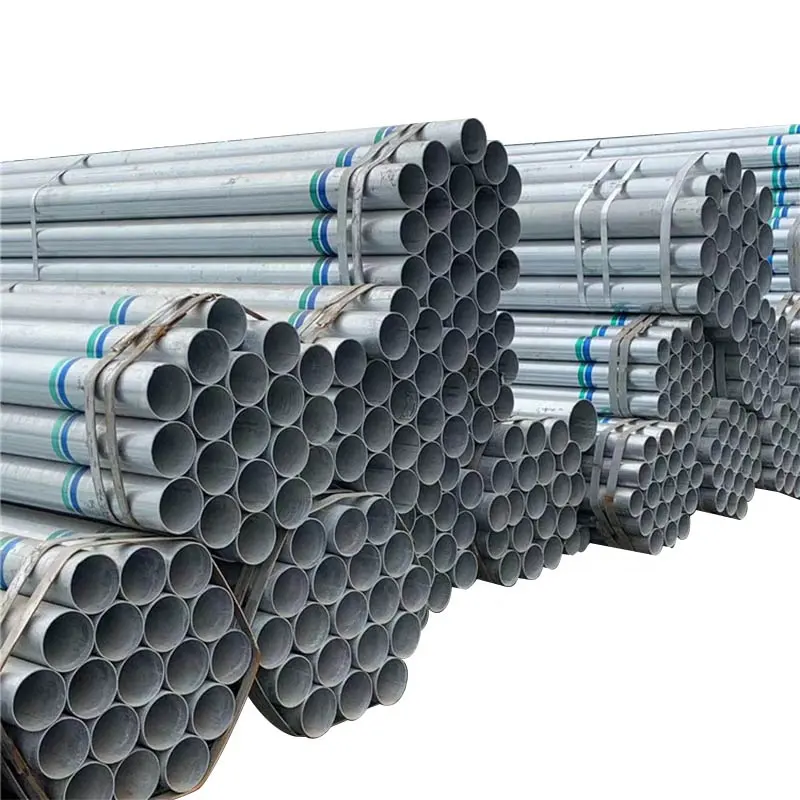 China steel pipe factory sells a variety of galvanized steel pipes tube in stock and can be cut