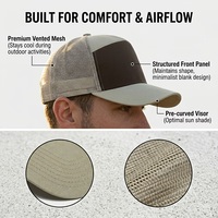 Gorra Trucker Estilo Urbano con Parche Impreso, Fabricante OEM, Logotipo Personalizado, Bordado 3D, Sublimación, Alta Calidad, Casual