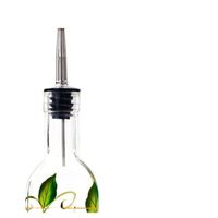 Bouteille d'huile en verre épais multifonctionnelle moderne et personnalisée pour la cuisine et le camping, idéale pour la sauce soja, le vinaigre et les assaisonnements – Vente en gros