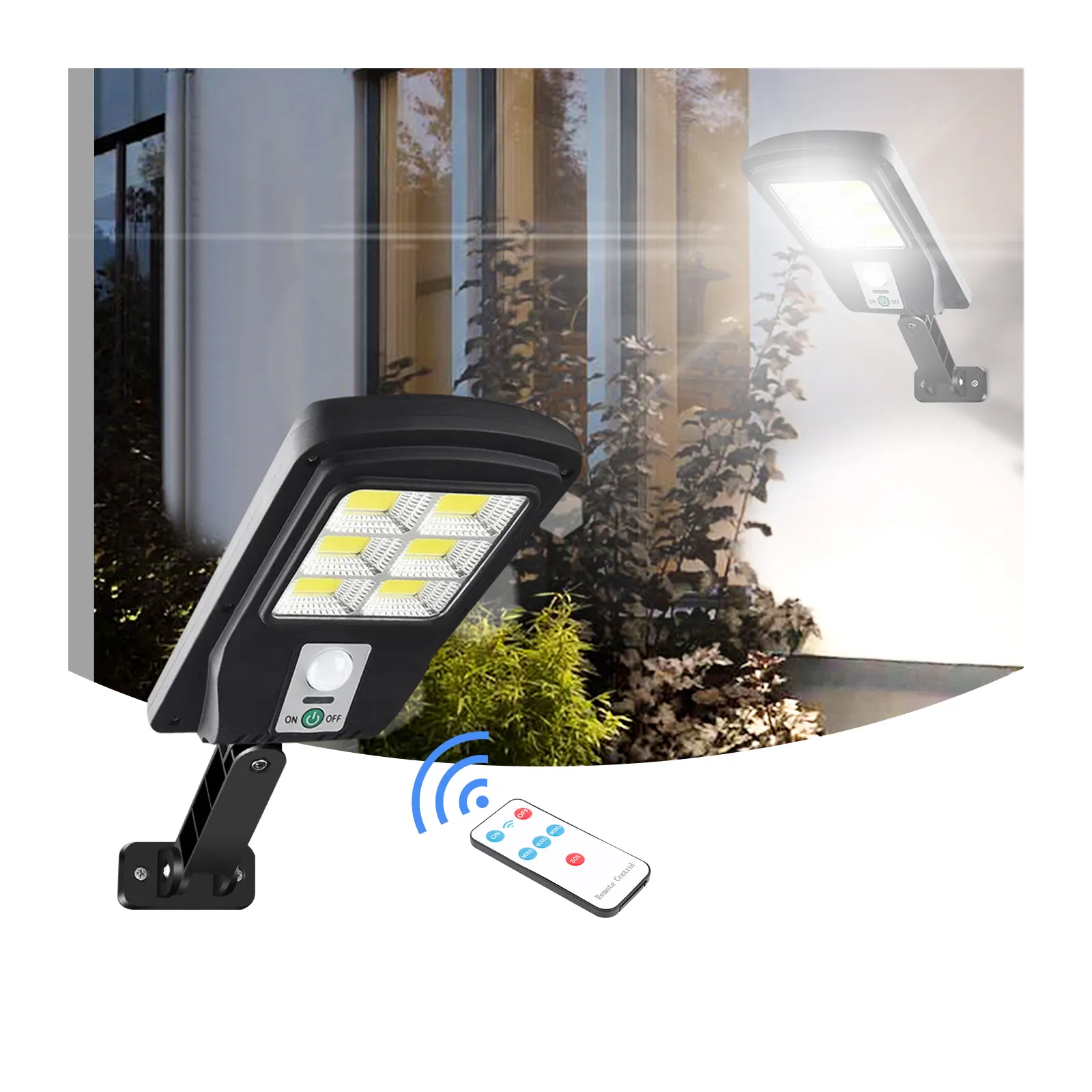 Orlite Solar Bewegungs sensor Licht Außen Wasserdicht IP65 Helles Licht Innenhof Garten Garage Solar Außen leuchten