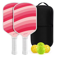 Raket Pickleball Berkualitas Tinggi Tahan Lama 16mm 14mm GEN4 TFP Serat Karbon Tanpa Bingkai Inti Sarang Lebah