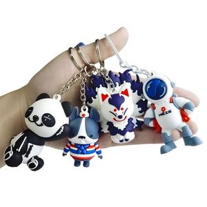 Wholesale Durable New Design 3D <b>Anime</b> <b>Keychains</b> Cartoon Characters Bag Pendant Decorations Custom Logo Thermal Transfer Printed - Product Image 1