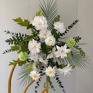 ดอกกล้วยไม้ประดิษฐ์พลาสติกตกแต่งงานแต่งงานสีขาวเหมือนจริงดอกบัวดอกไม้วันอีสเตอร์สำหรับวันแม่งานตามสั่ง - Product Image 2