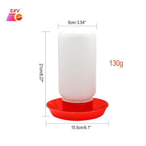 Nuevo bebedero de plástico para pollitos de 1L, bebederos para granja de aves de corral, comederos para pollos, pájaros, codornices, taza de agua, tazón para pollo, codorniz, otros - Product Image 2
