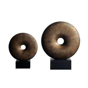 Décoration Minimaliste pour la Maison : Sculpture en Disque, Ornement en Résine pour Bureau, Hôtel, Commerce – Prix de Gros - Product Image 3
