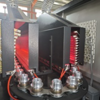Máquina Sopladora de Botellas de Plástico PET Totalmente Automática, Máquina de Moldeo por Soplado y Estirado para Fabricación de Botellas