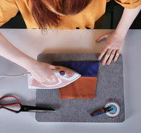 Planche de fer feutrée en laine portable de haute qualité presse facile à repasser pour le linge domestique