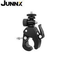 JUNNX motosiklet bisiklet bisiklet gidon vidası klip kelepçe braketi dağı tutucu Gopro Hero spor kamera 10 9 8 7 6 5