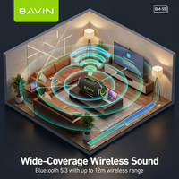 Haut-parleur karaoké portable sans fil BAVIN avec logo personnalisé OEM ODM BM55 250W 12000mAh Batterie BT5.3