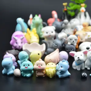 Produtos tendência de 2022, recém-chegados animais atacado mini figuras brinquedos jardim das fadas estatuetas 3d para crianças