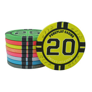Fichas de Póker Profesionales de Fábrica Directa para Club de Póker de Las Vegas, 10g 39mm, Ficha de Casino con Logotipo Personalizado, Ficha de Cerámica para Juegos de Azar - Product Image 3