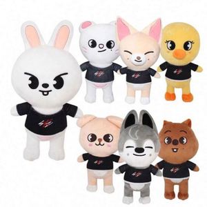 Llavero de Peluche de Dibujos Animados de Stray Kids al por Mayor, Colgante de Peluche Súper Suave de Algodón PP, Juguete de Peluche para Aliviar el Estrés en Cumpleaños de Niños - Product Image 1