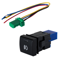 Interruptor de Luz Antiniebla para Autos Toyota 2018+, Nuevo Interruptor para Camry CHR Corolla CROSS, Material ABS 12V, Interruptor de Faros para Coche