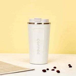 304 Stainless Steel Coffee Mug Portable Car <b>Thermos</b> Business Office Gift Dual-Drink Mug - Product Image 4