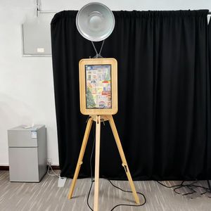Photomaton de mariage en bois (avec support d'imprimante) compatible avec <span class=keywords><strong>DS620</strong></span> ; adapté aux iPad et aux appareils photo reflex numériques - Product Image 5