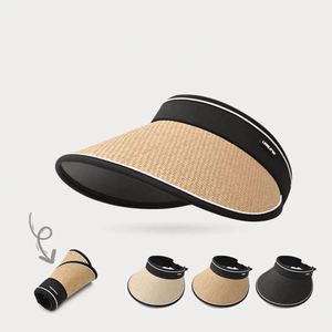หมวกกันแดดสานพับได้สำหรับผู้หญิง รุ่นใหม่ เหมาะสำหรับวันหยุดพักผ่อน - Product Image 3