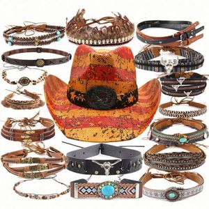 Bandas para Sombreros Fedora de Plumas Estilo Vaquero, Accesorios Casuales Unisex, Venta al Por Mayor a Precio Económico - Product Image 1