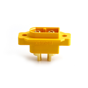 Connecteur <span class=keywords><strong>m</strong></span>âle à montage sur panneau Amass jaune XT60E1-<span class=keywords><strong>M</strong></span> pour modèle RC - Product Image 1