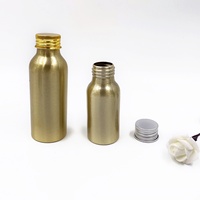 Flacon pulvérisateur vide en aluminium argenté/noir de 30ml/50ml/100ml/120ml/250ml/300ml/500ml avec pompe pulvérisatrice et logo personnalisé sérigraphié