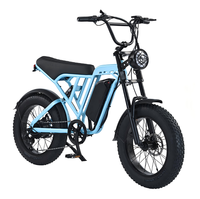 Vélo électrique, vélo de montagne électrique, vélo tout-terrain électrique, vélos hybrides électriques, vélo électrique à pneus larges de 20 pouces, vélo de montagne électrique 48V