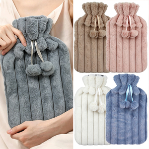 <span class=keywords><strong>Bouillotte</strong></span> d'hiver avec housse en <span class=keywords><strong>peluche</strong></span> douce en poils de lapin, amovible et lavable, pour garder au chaud - Product Image 1