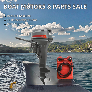 Bensin Berkualitas Tinggi 2 Tak 15HP Untuk Mesin Tempel Kapal Yamaha 2 Silinder Tangki Bahan Bakar 24L Buatan Cina - Product Image 3