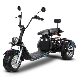 Scooter Eléctrico Citycoco de 3 Ruedas, 2000w/3000w, para Adultos, Plegable, Impermeable, con GPS y Batería de Litio - Product Image 3
